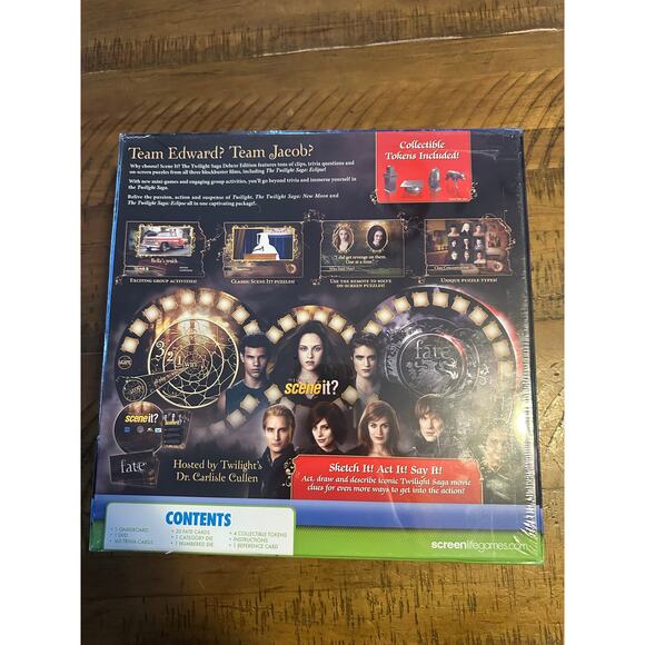 The Twilight Saga: SCENE IT? Board Game with DVD, New In Box 2010 - Picture 4 of 7